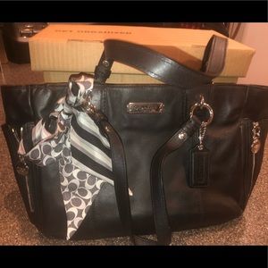 Authentic Coach purse with scarf. Great condition